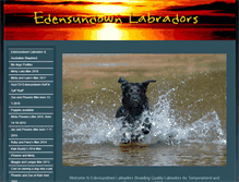 Tablet Screenshot of edensundown.com